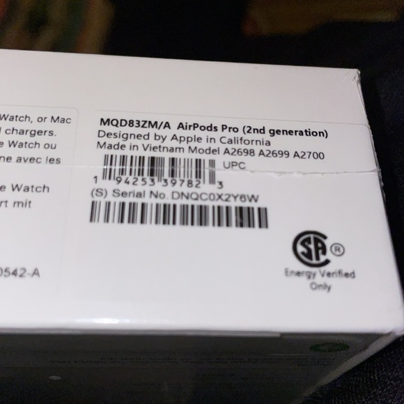 New-Apple AirPods Pro (2nd Generation) Wireless Ear Buds with USB-C Char… - Picture 4 of 15